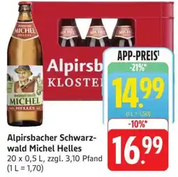 Edeka Alpirsbacher Schwarzwald Michel Helles Angebot