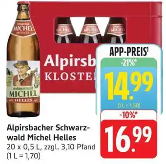 Edeka Alpirsbacher Schwarzwald Michel Helles Angebot