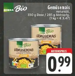 Edeka EDEKA Bio Gemüsemais Angebot