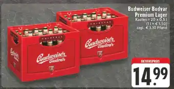 Edeka Budweiser Budvar Premium Lager Angebot