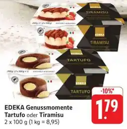 Edeka EDEKA Genussmomente Tartufo oder Tiramisu Angebot