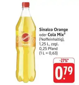Edeka Sinalco Orange oder Cola-Mix Angebot