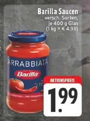 Edeka Barilla Saucen Angebot