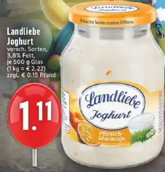 Edeka LANDLIEBE Joghurt Angebot