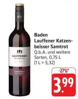 Edeka Baden Lauffener Katzenbeisser Samtrot Angebot