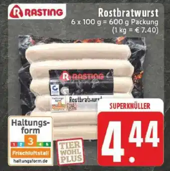 Edeka Rasting Rostbratwurst Angebot