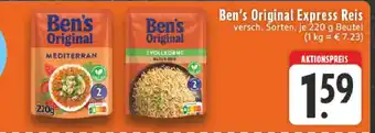 Edeka Ben’s Original Express Reis Angebot