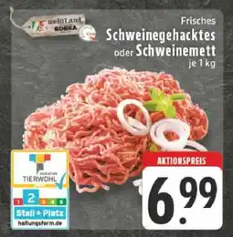 Edeka Frisches Schweinegehacktes oder Schweinemett Angebot