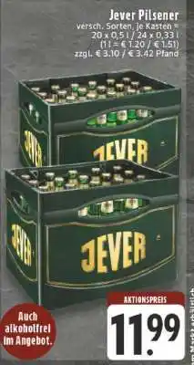 Edeka Jever Pilsener Angebot