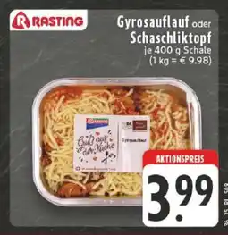 Edeka Gyrosauflauf oder Schaschliktopf Angebot
