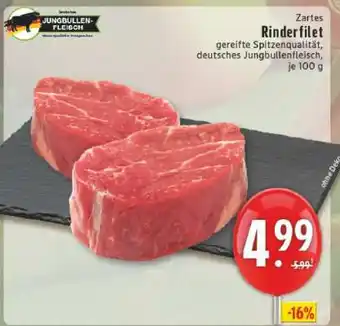 Edeka Zartes Rinderfilet Angebot