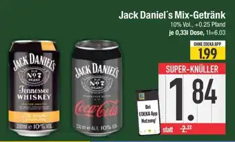 Edeka Jack Daniel's Mix-Getränk Angebot