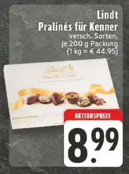 Edeka Lindt Pralinés für Kenner Angebot
