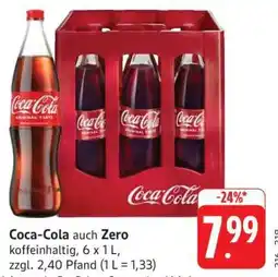 Edeka Coca-Cola auch Zero Angebot