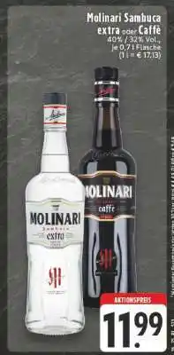 Edeka Molinari Sambuca extra oder Caffè Angebot