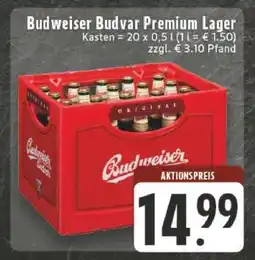 Edeka Budweiser Budvar Premium Lager Angebot
