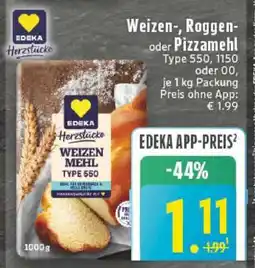 Edeka Weizen-, Roggen- oder Pizzamehl Angebot