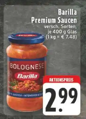 Edeka Barilla Premium Saucen Angebot