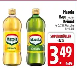 Edeka Mazola Raps- oder Keimöl Angebot