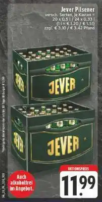 Edeka Jever Pilsener Angebot