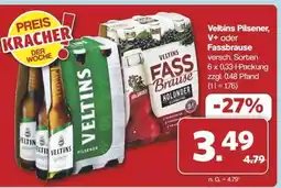 Famila Nord Ost Veltins Pilsener, V+ oder Fassbrause Angebot