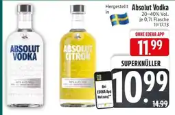 Edeka Absolut Vodka Angebot