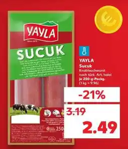 Kaufland YAYLA Sucuk Angebot
