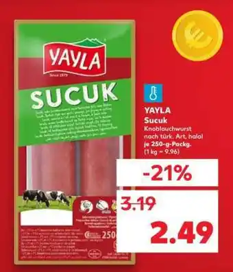 Kaufland YAYLA Sucuk Angebot