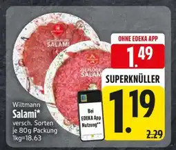 Edeka Wiltmann Salami Angebot