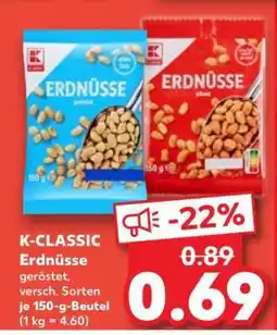 Kaufland K-CLASSIC Erdnüsse Angebot