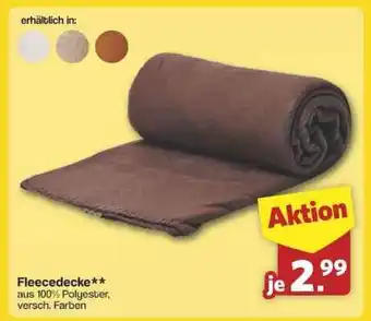 Famila Nord Ost Fleecedecke Angebot