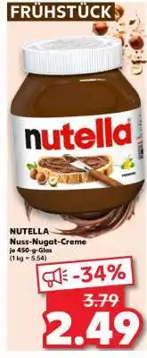 Kaufland Nutella Nuss-Nugat-Creme Angebot