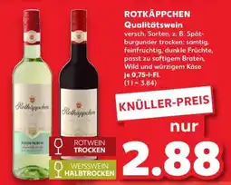 Kaufland ROTKÄPPCHEN Qualitätswein Angebot