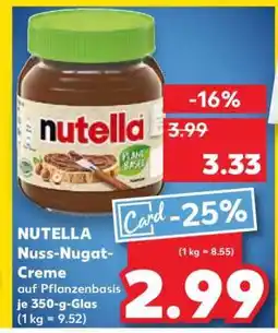Kaufland Nutella Nuss-Nugat-Creme Angebot