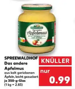 Kaufland Spreewaldhof Das andere Apfelmus Angebot
