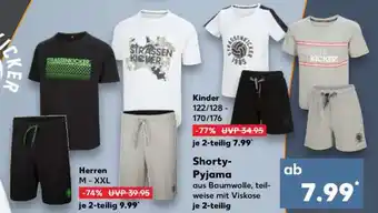 Kaufland Shorty-Pyjama Angebot