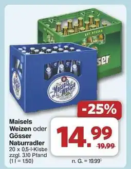 Famila Nord Ost Maisels Weizen oder Gösser Naturradler Angebot