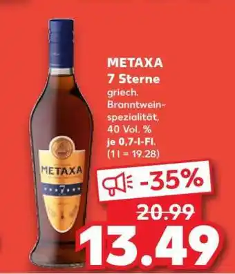 Kaufland METAXA 7 Sterne Angebot