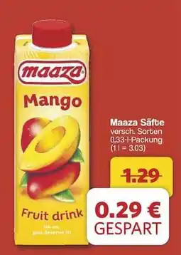 Famila Nord Ost Maaza Säfte Angebot