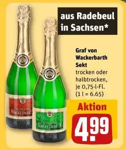 REWE Graf von Wackerbarth Sekt Angebot