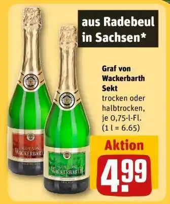 REWE Graf von Wackerbarth Sekt Angebot
