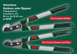 Kaufland Astschere Amboss oder Bypass Angebot