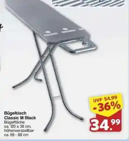 Famila Nord Ost Bügeltisch Classic M Black Angebot