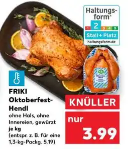 Kaufland FRIKI Oktoberfest-Hendl Angebot
