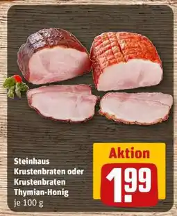 REWE Steinhaus Krustenbraten oder Krustenbraten Thymian-Honig Angebot