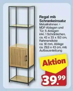 Famila Nord Ost Regal mit Schrankeinsatz Angebot