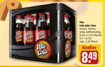 REWE Vita Cola oder Limo Angebot