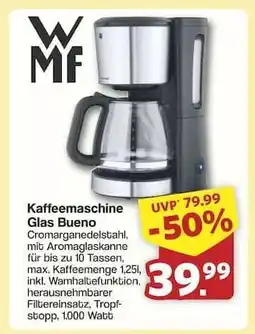 Famila Nord Ost Kaffeemaschine Glas Bueno Angebot