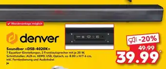 Kaufland Soundbar DSB-4020K Angebot