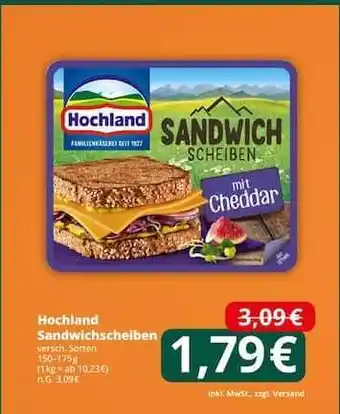 Famila Nord Ost Hochland Sandwichscheiben Angebot